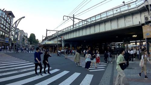 アメヤ横丁から御徒町駅 From Ameya-yokocho to Okachimachi Station