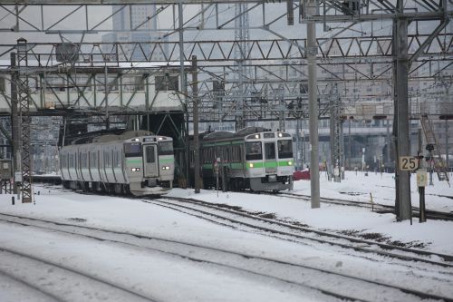 1月6日 苗穂駅