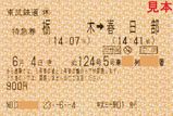 東武鉄道 けごん号、きぬ号