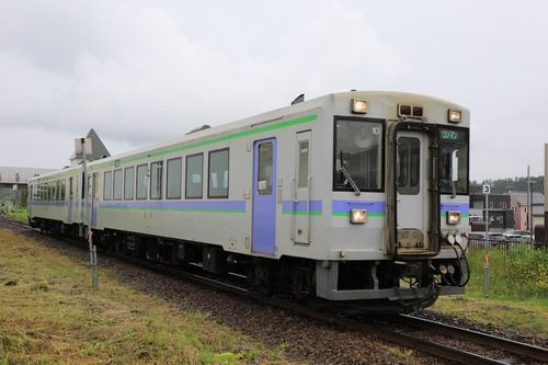 美瑛駅付近にて(富良野線)