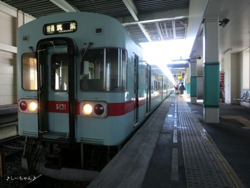 その8・福岡紀行─西鉄下大利駅にて(H30.06)