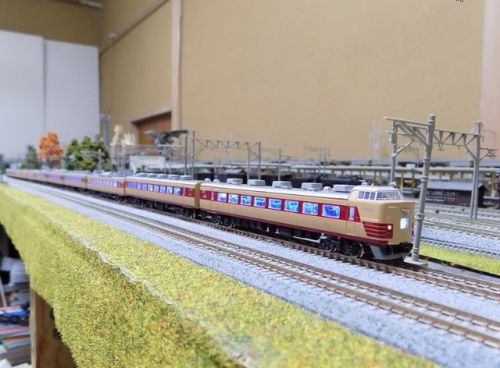 KATOの10-391他で纏めた 485-300系交直流特急電車 特急「雷鳥」を弄る。 その2