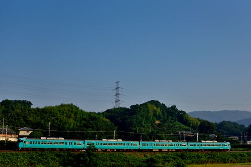 和歌山線を行き交う117系電車(笠田~西笠田)