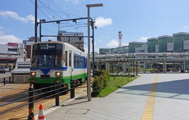 ライトレールの風景-福井鉄道福武線