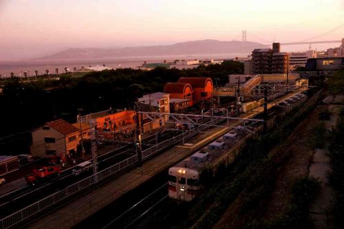 黄昏の兵庫最南駅!
