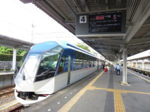 特急しまかぜ大阪難波行きに乗車|出発前に外観・車内を見てまわる