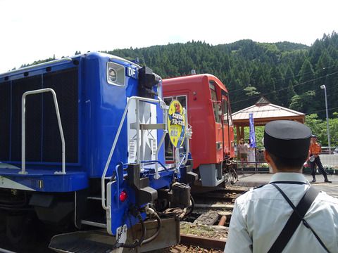 〔2016/8/8-10 三江線・木次線の旅 その19〕木次線トロッコ列車奥出雲おろち号の旅(出雲坂根~木次復路編)