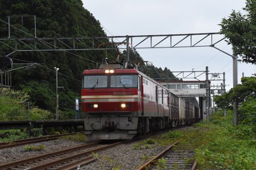 8月8日撮影　その3　道南いさりび鉄道にて貨物を撮影