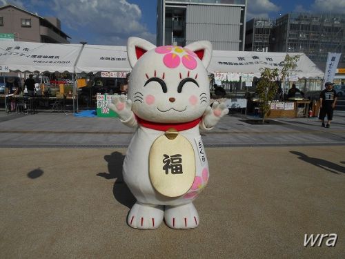 追い出し猫も来た!赤間駅前カムカム祭り2018