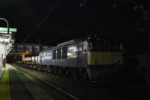 9月11日撮影　岡谷駅にて南松本・川中島工臨をゲット