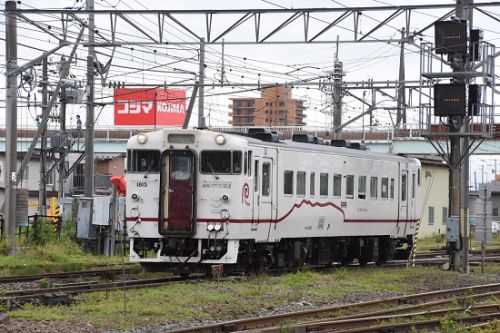 8月の北海道帰省にて　道南いさりび鉄道のキハ４０より