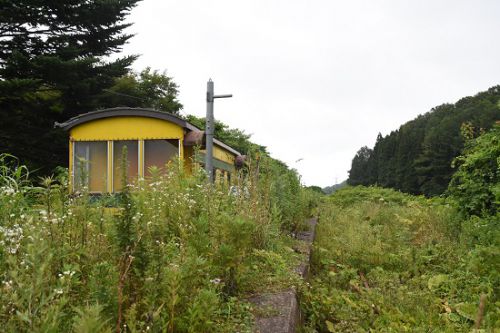8月に撮影 廃止後の江差線 その3 現存した吉堀駅