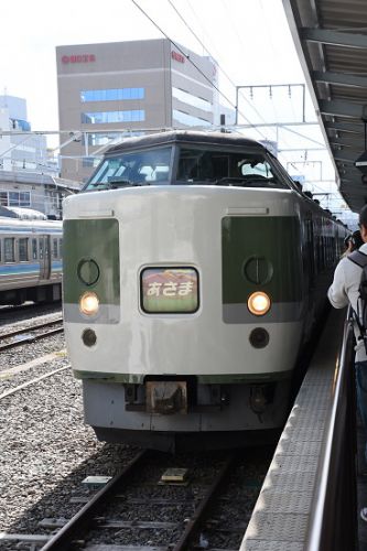 本日の撮影 松本駅フェスティバル2018より 189系N102編成