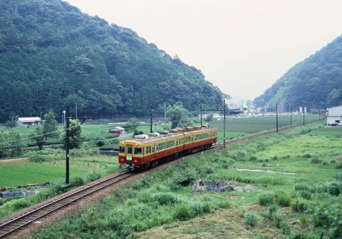 梅雨空の 大井川鉄道 2000.7.15