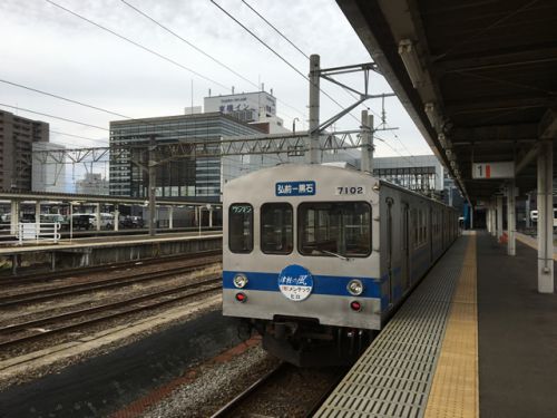 本日の平賀駅ホームから 2018/11/08