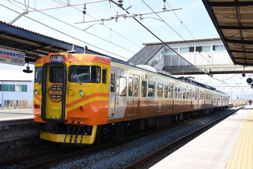 12月1日撮影 しなの鉄道 田中駅開業130周年記念より