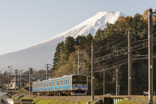 富士山+電車 撮りに行ってきました! ⑦