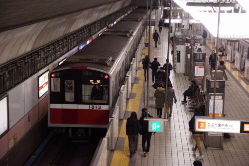 【記録写真】2019年、終夜運転時の心斎橋駅を撮る
