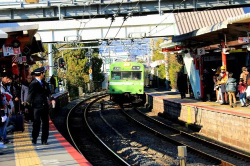 稲荷駅と103系!