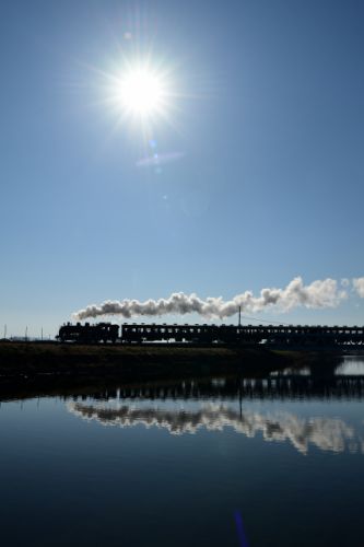 真岡鉄道SL新年号(2019/1/5下り)