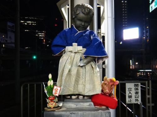 2019年1月_浜松町駅_小便小僧撮ってきた