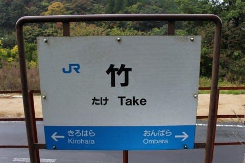 JR西日本 竹駅