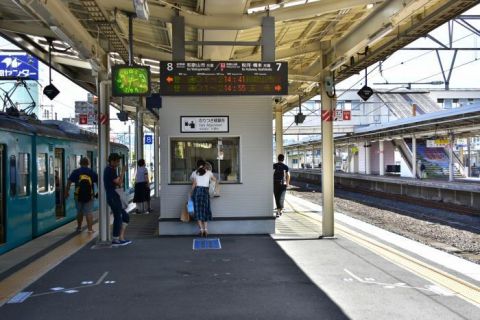南海本線、紀勢本線 和歌山市駅