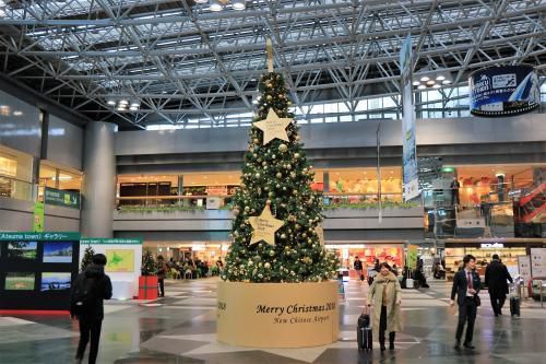 大雪の南千歳駅