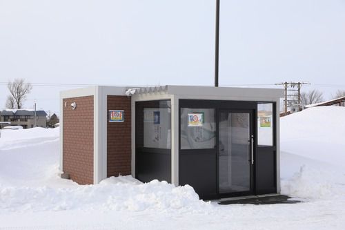 そして、新しいトイレ（栗沢駅）