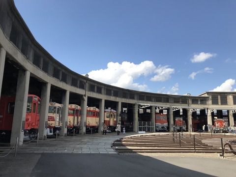 津山まなびの鉄道館の保存車