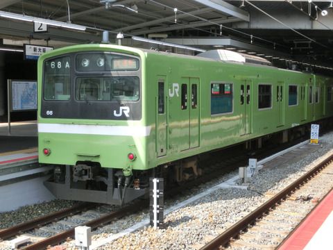 【試運転】 新大阪駅の おおさか東線ホームで207系を撮る(2019年3月2日)
