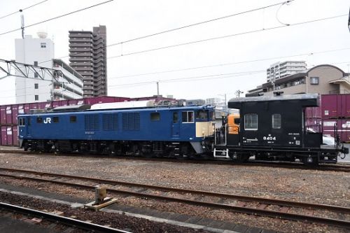 3月3日撮影　多治見駅にてシキ特大貨物返却より