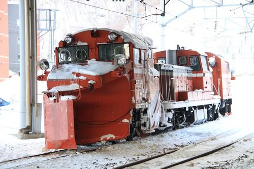 今年も見納め・除雪列車