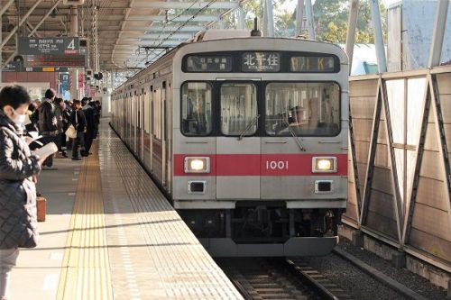 東横線、地下鉄日比谷線で活躍していた頃の東急1000系