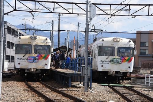 3月24日撮影 アルピコ交通 「ふるさと鉄道まつり」HM狙いより