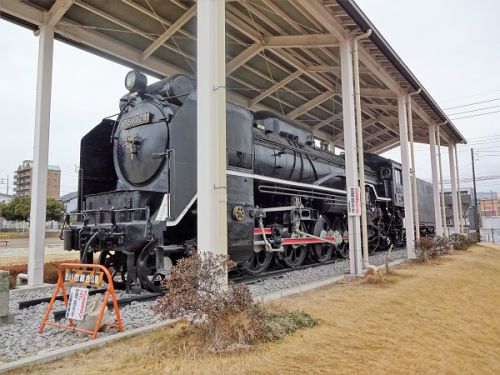 公園保存蒸機 D51 724号機 渋川駅前児童公園