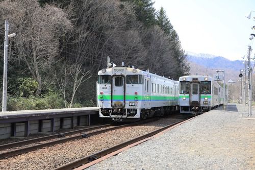 並んだところ・銀山駅