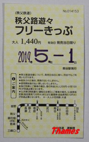 秩父鉄道 日付印、和暦から西暦表示に変更