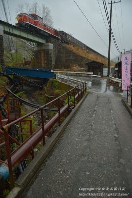 足尾銅山馬車鉄道跡とトロッコわたらせ渓谷号