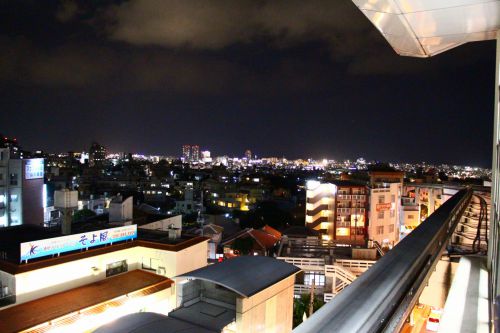 ゆいレール 儀保駅からの夕日と夜景+国際通り 人生初の沖縄旅行 1日目 後編