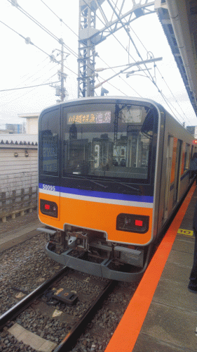 東武50090型の51095Fによる川越特急