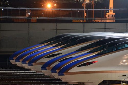 6月6日撮影 長野新幹線車両センターにてバルブ撮影 その2