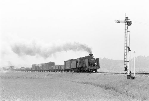 8620 牽引のローカル貨物列車 1968.4.28