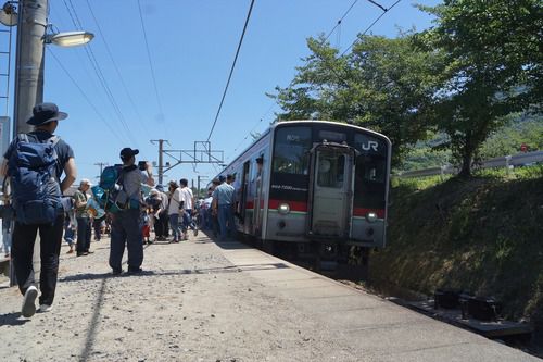 予讃線・津島ノ宮駅に行く(2019.8.5)一年に二日間しか営業しない臨時駅です