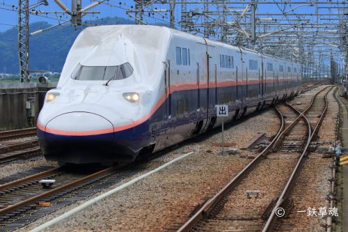 浦佐駅でE4系を撮ってみた