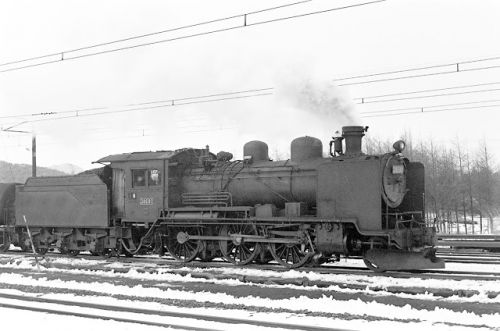 花輪線大更駅 と 松尾鉱業鉄道 1969.3.14-15