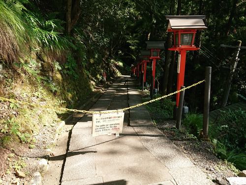 鞍馬山ケーブルカー(鞍馬山鋼索鉄道)に乗車する(2019.8.11)