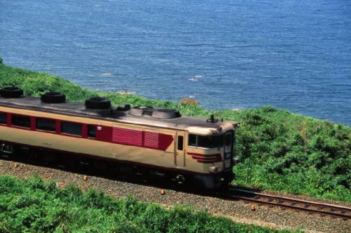 山陰本線キハ181系 下関発米子行の特急おき2号 1995-08-12