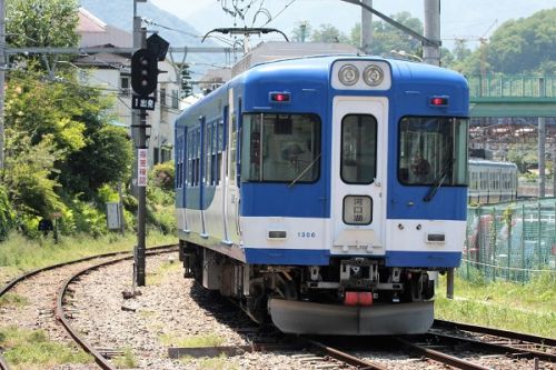 岳南電車に譲渡された富士急行 1200形 1206編成