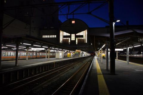 冬晴れの岳南電車の旅 2019初旅 吉原駅から岳南電車